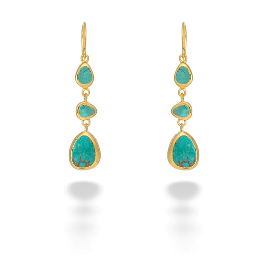 Anna Beck Turquoise Drop Earrings