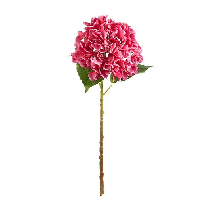 Real Touch Pink Hydrangea Stem