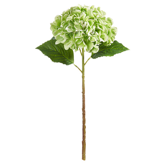 Real Touch Green Hydrangea Stem