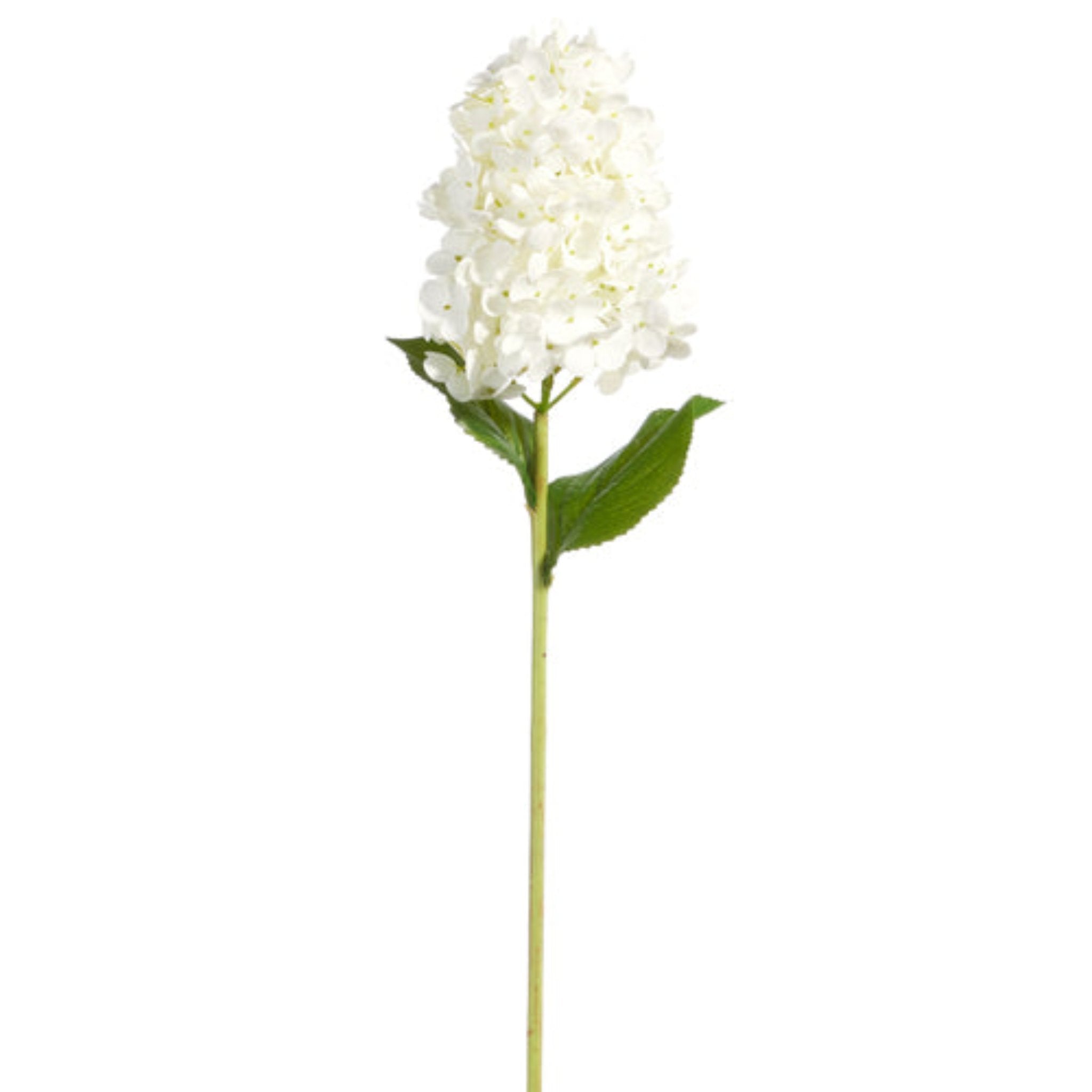 Real Touch White Hydrangea Stem