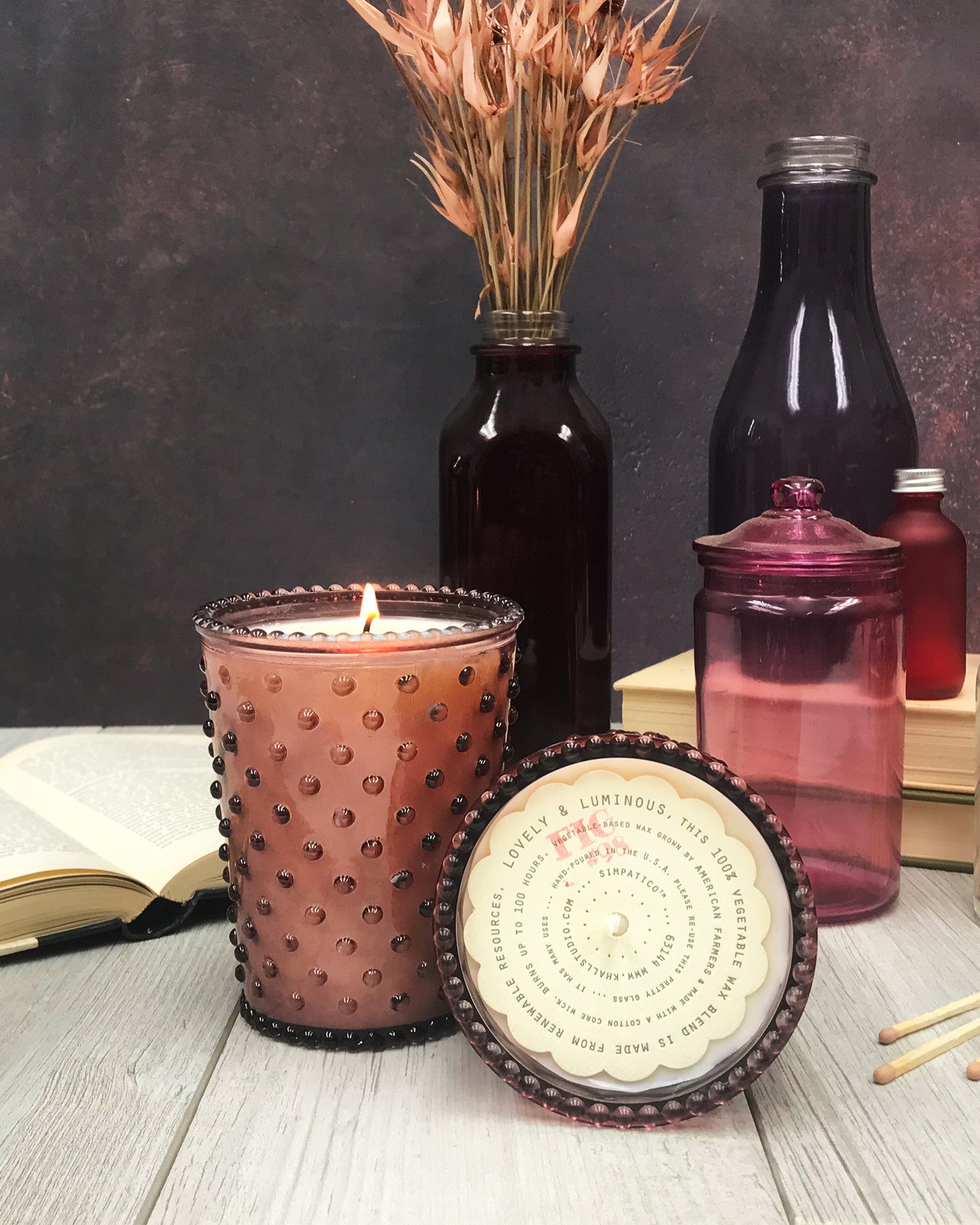 Fig Hobnail Candle | 16 oz