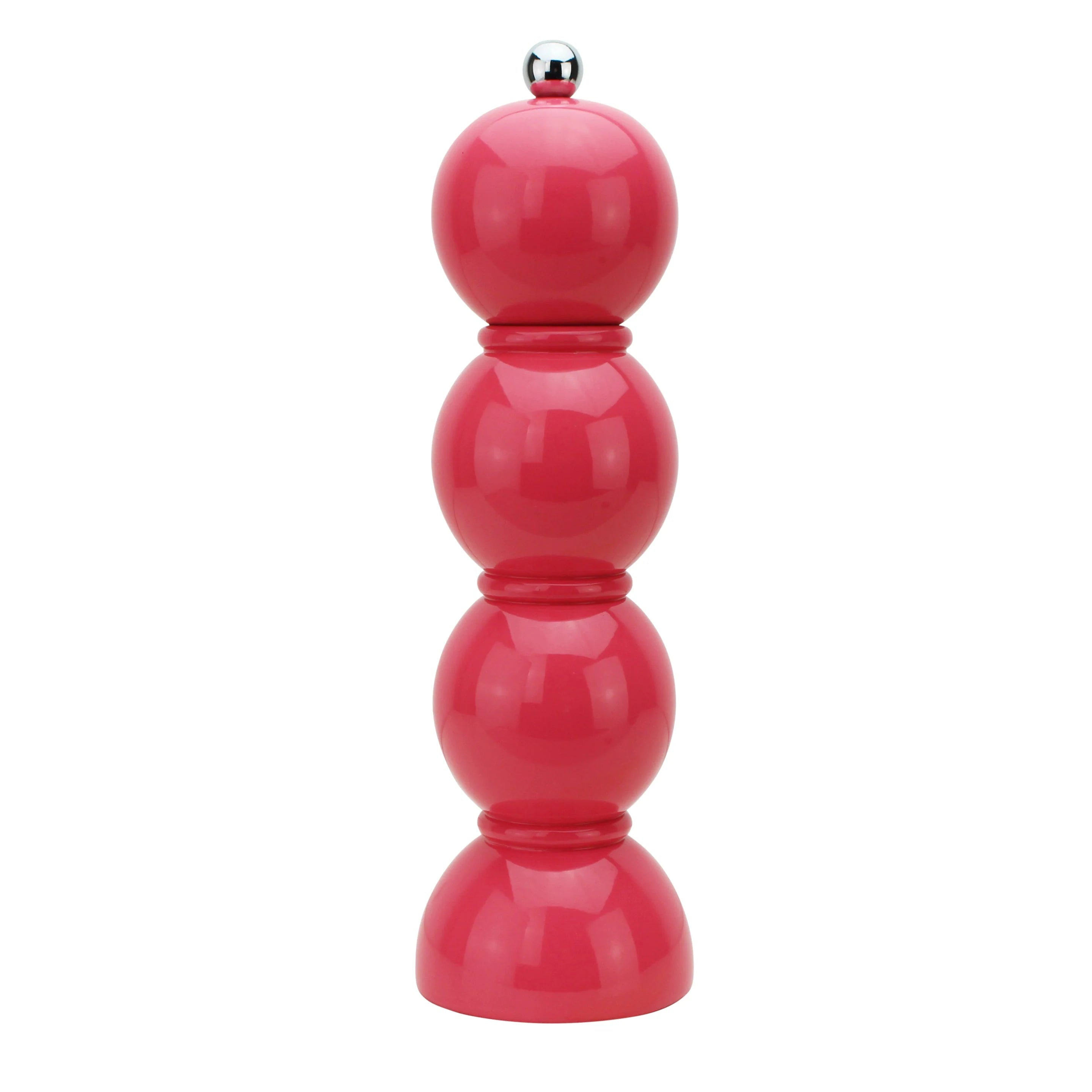 Pink Lacquer Bobbin Salt or Pepper Grinder