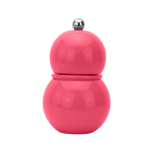 Lacquer Chubby Salt or Pepper Grinder | Pink