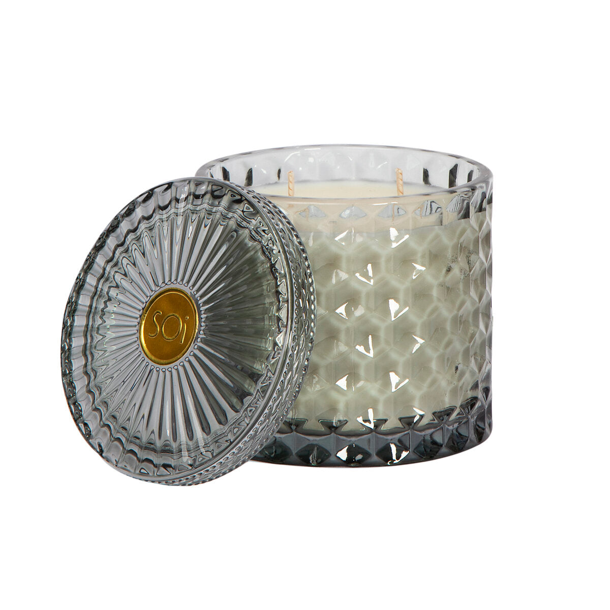 Heathered Suede Shimmer Candle | 15 oz.