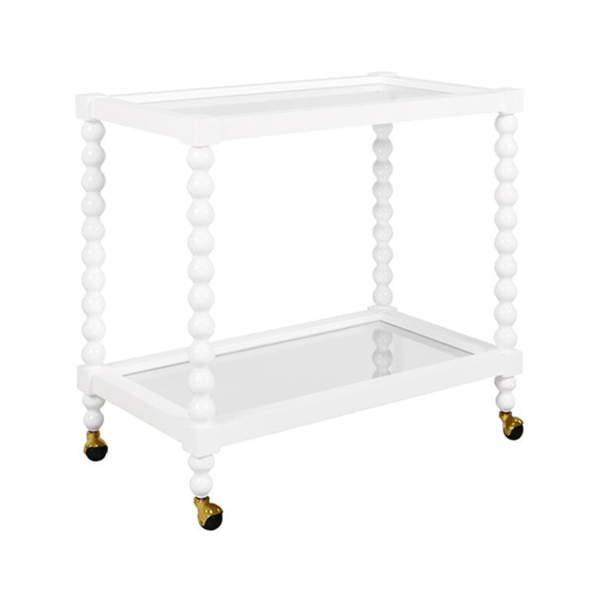 Isla Bar Cart | White Lacquer