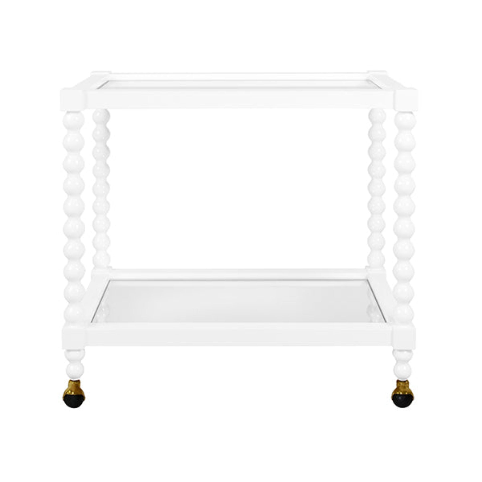 Isla Bar Cart | White Lacquer