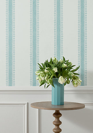 Cambridge Stripe Thibaut Wallpaper - Double Roll