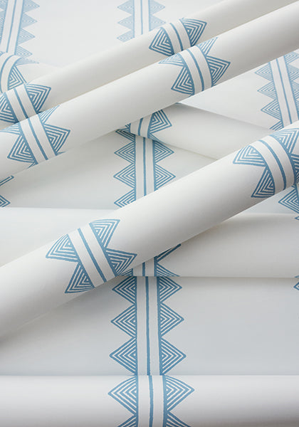 Agave Stripe Thibaut Wallpaper - Double Roll