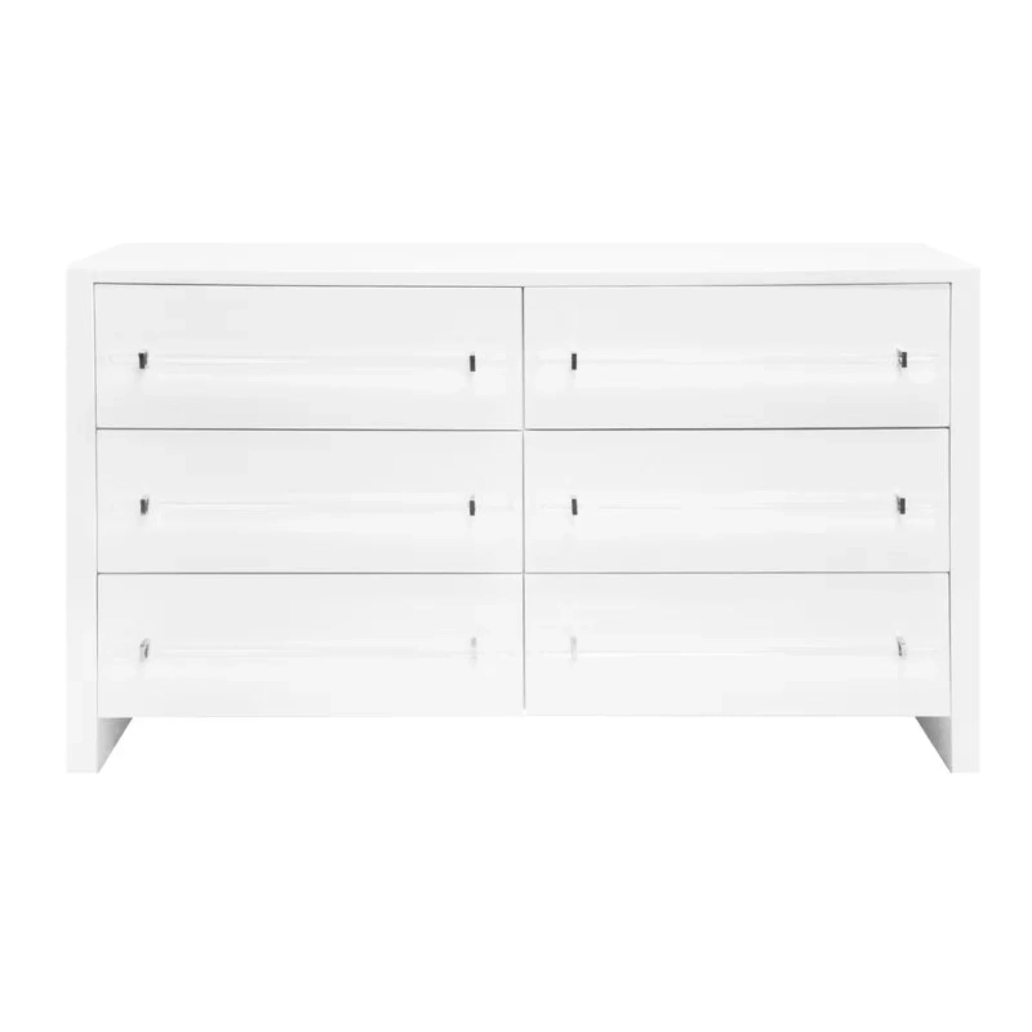 Elowen 6 Drawer Dresser | White