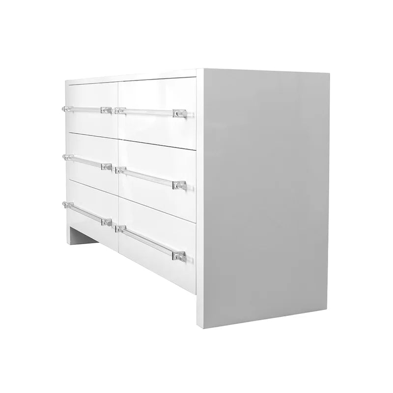 Elowen 6 Drawer Dresser | White