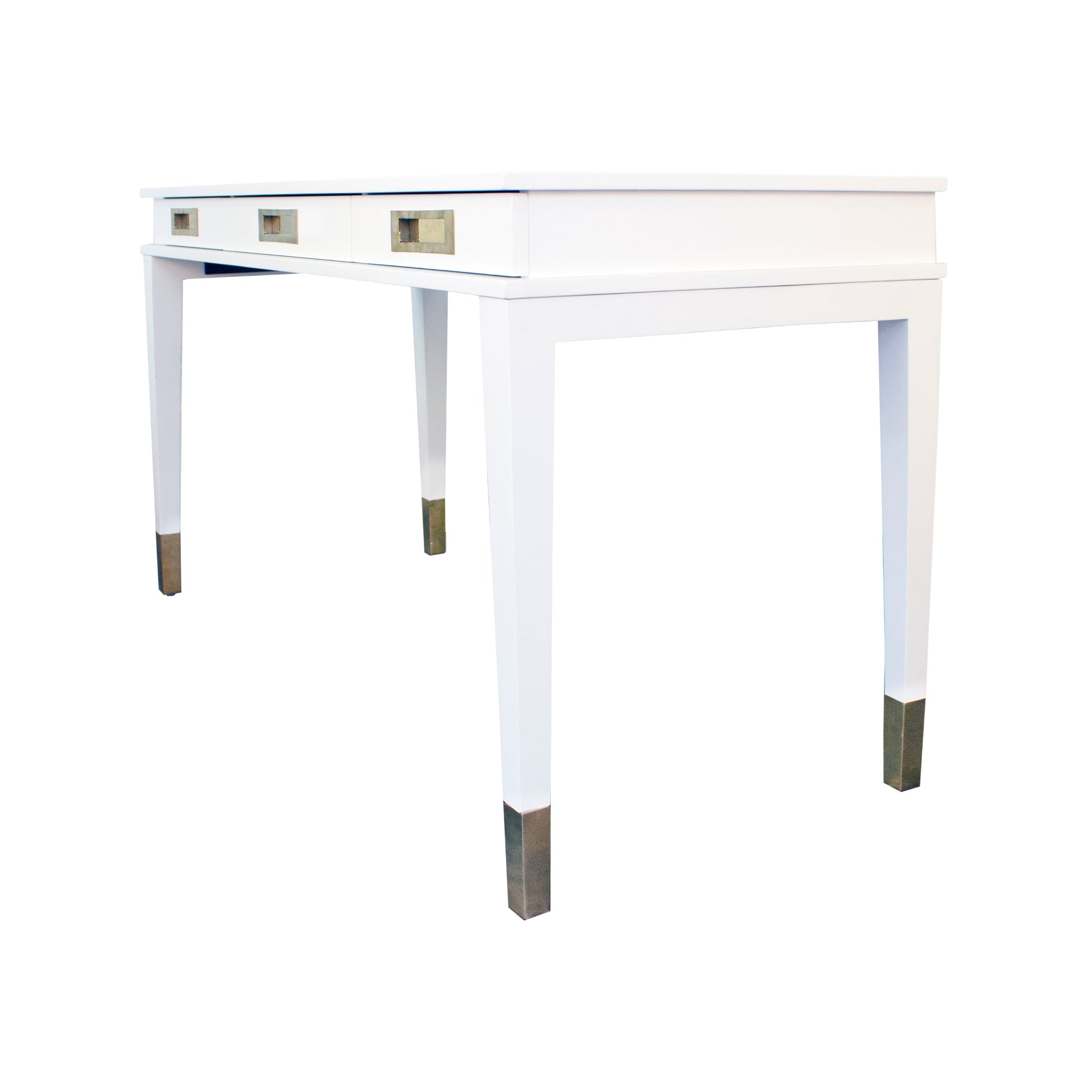 Theo White Lacquer Desk