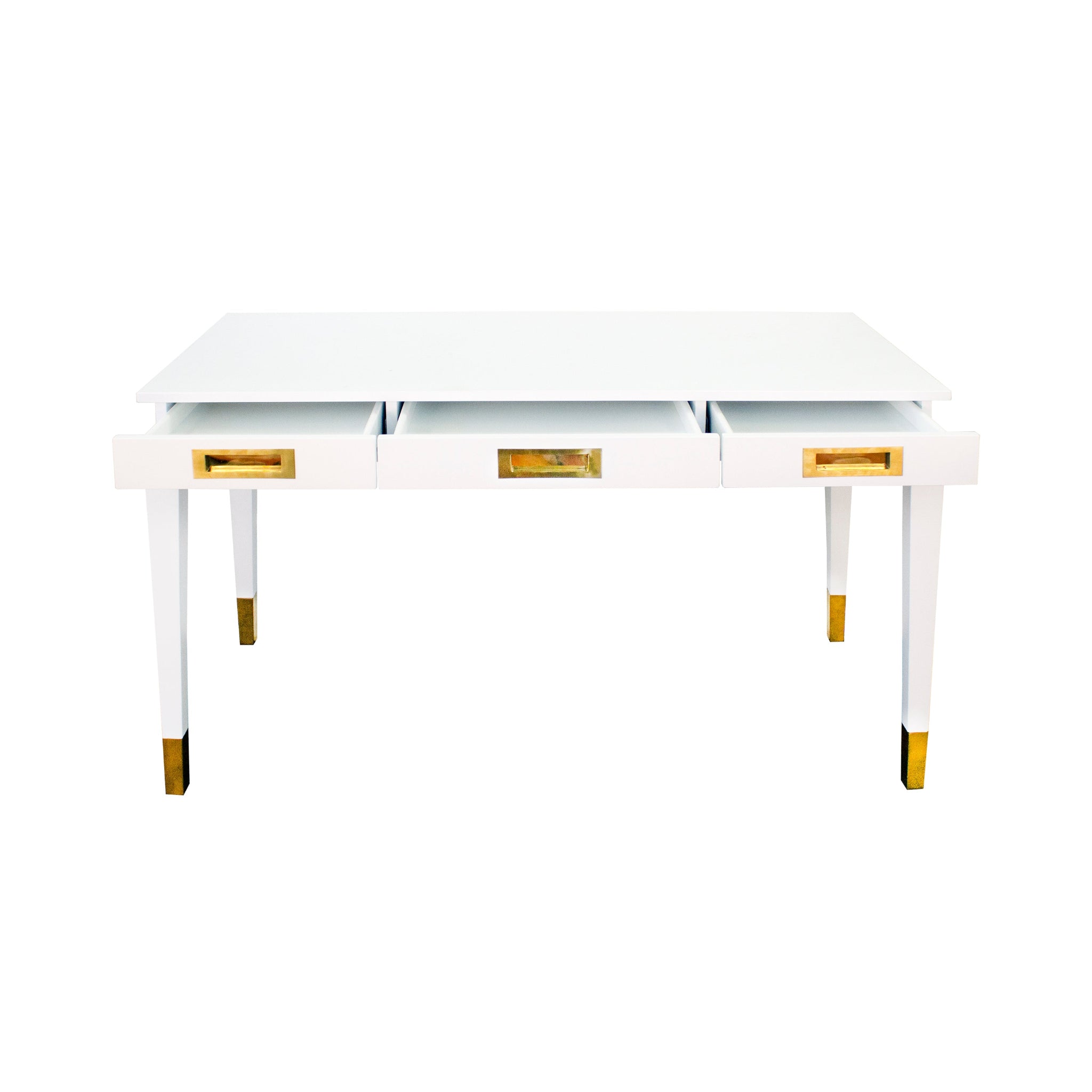 Theo White Lacquer Desk