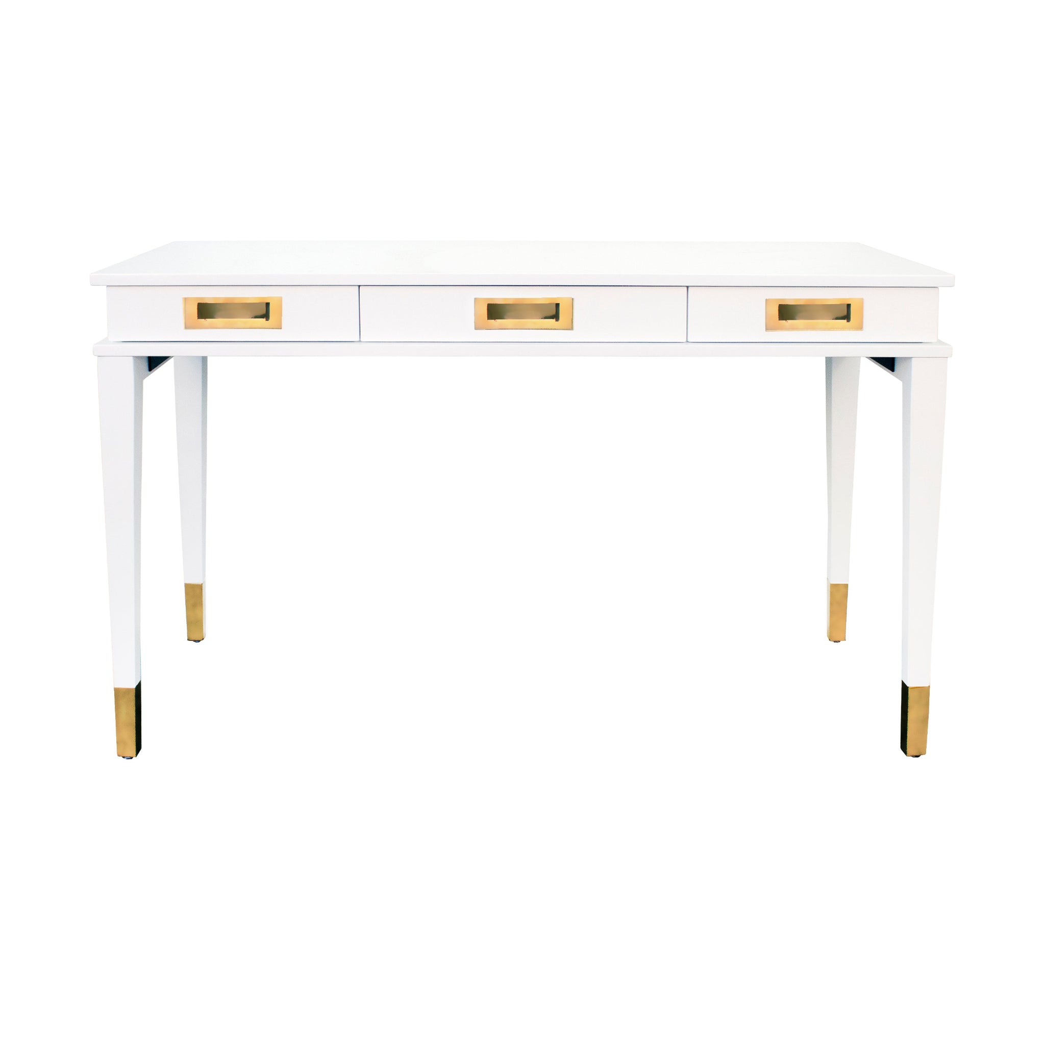 Theo White Lacquer Desk