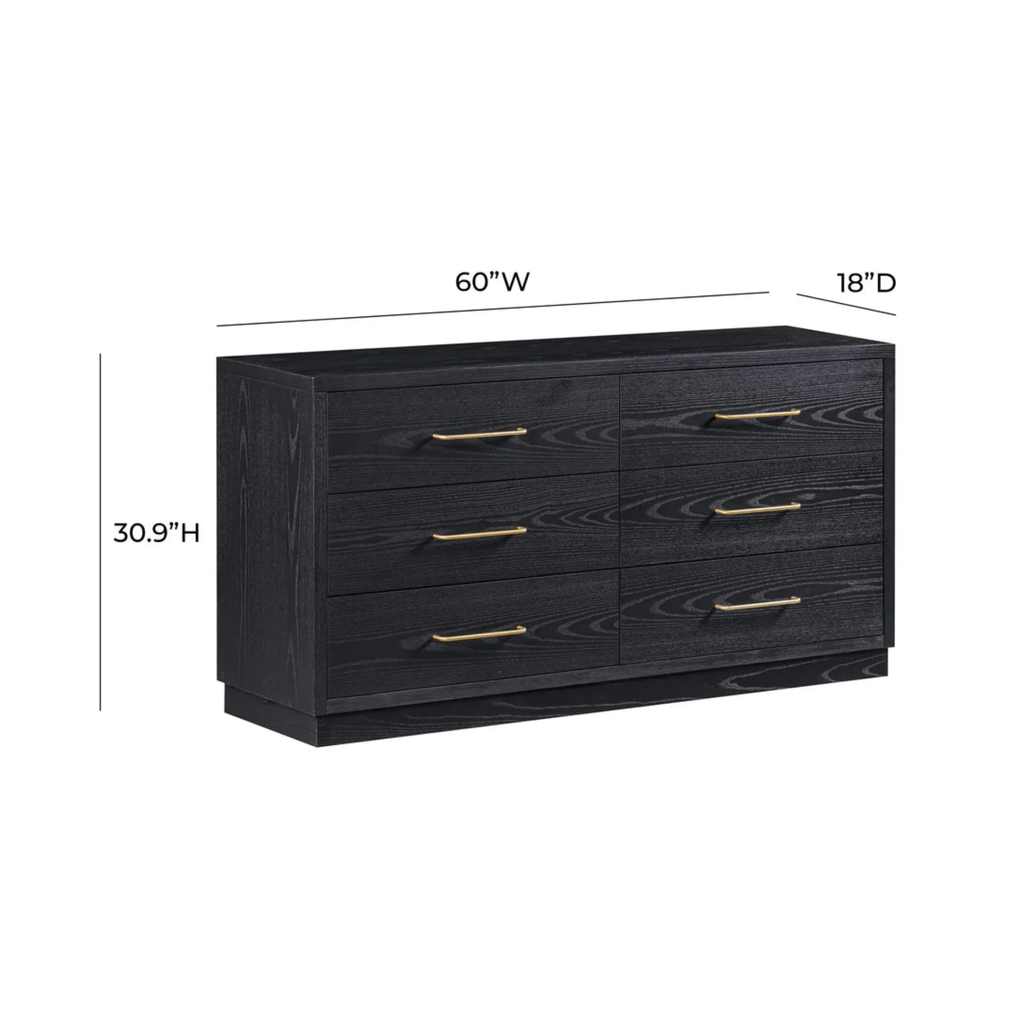 Marlow Wood Dresser | Black