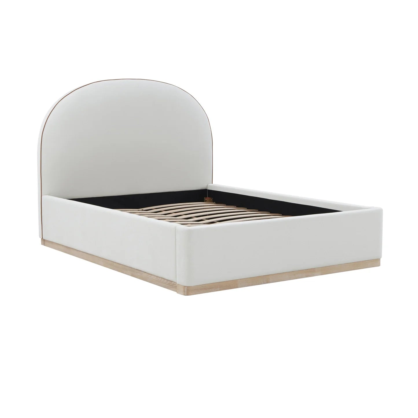 Marlow Velvet Bed | Cream