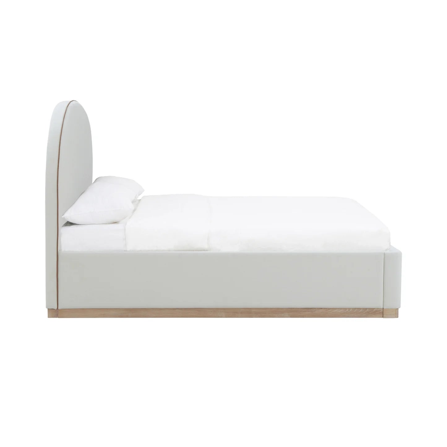 Marlow Velvet Bed | Cream