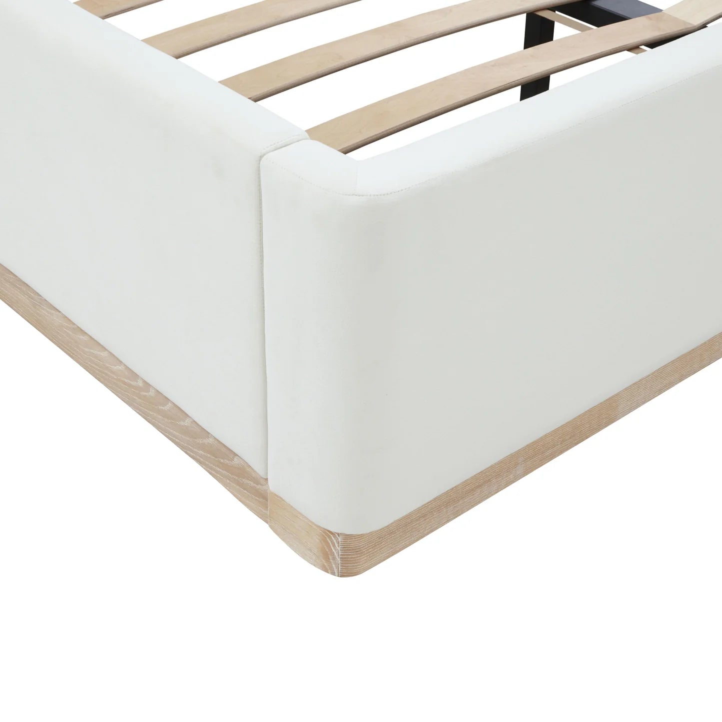 Marlow Velvet Bed | Cream