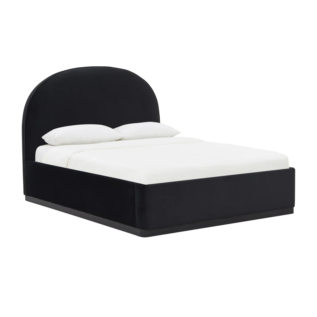 Marlow Velvet Bed | Black