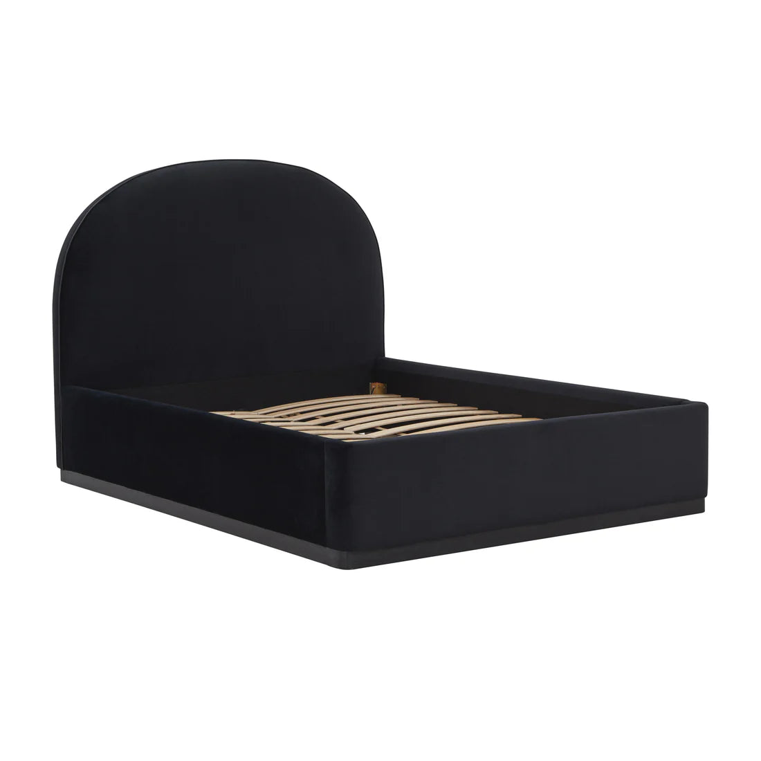 Marlow Velvet Bed | Black