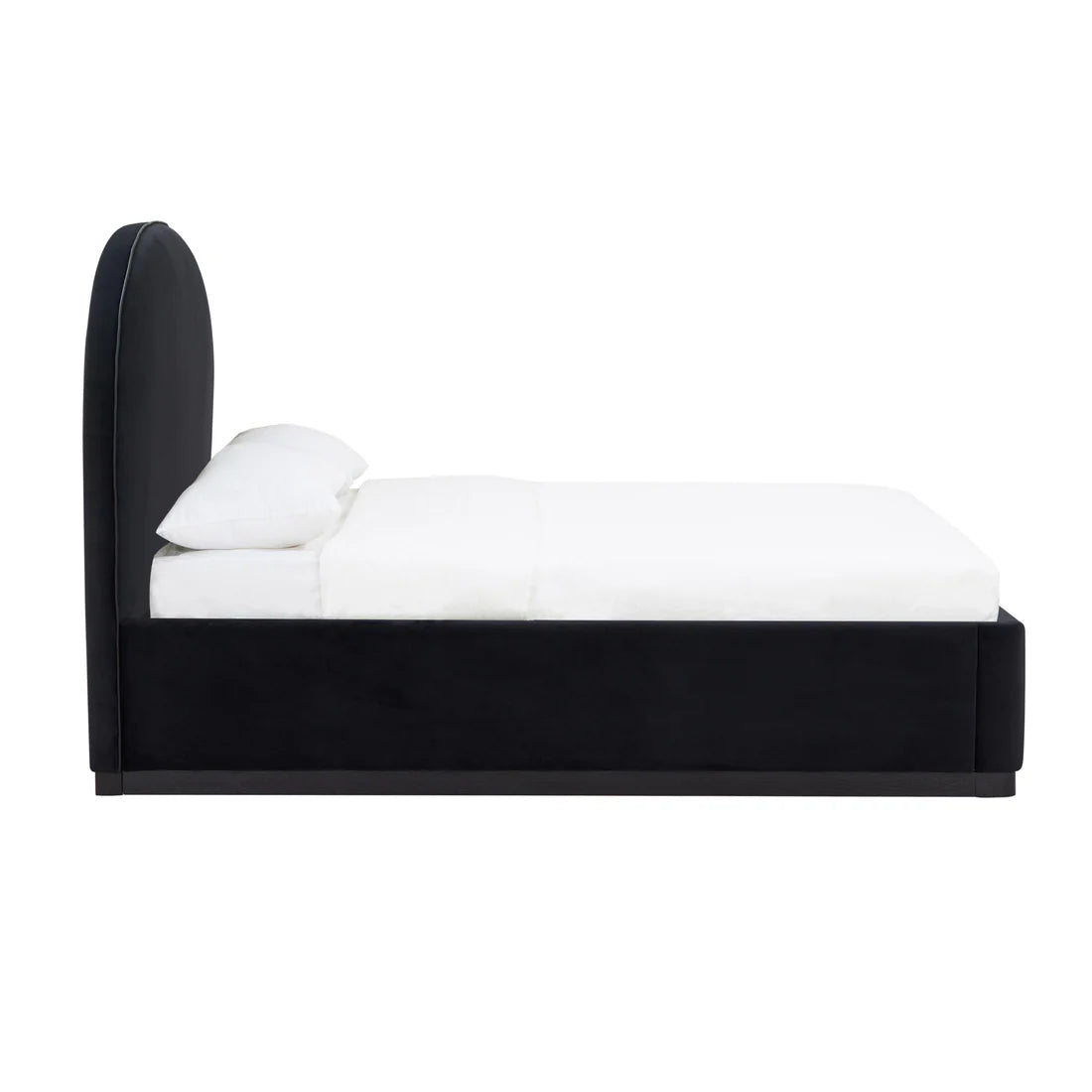 Marlow Velvet Bed | Black