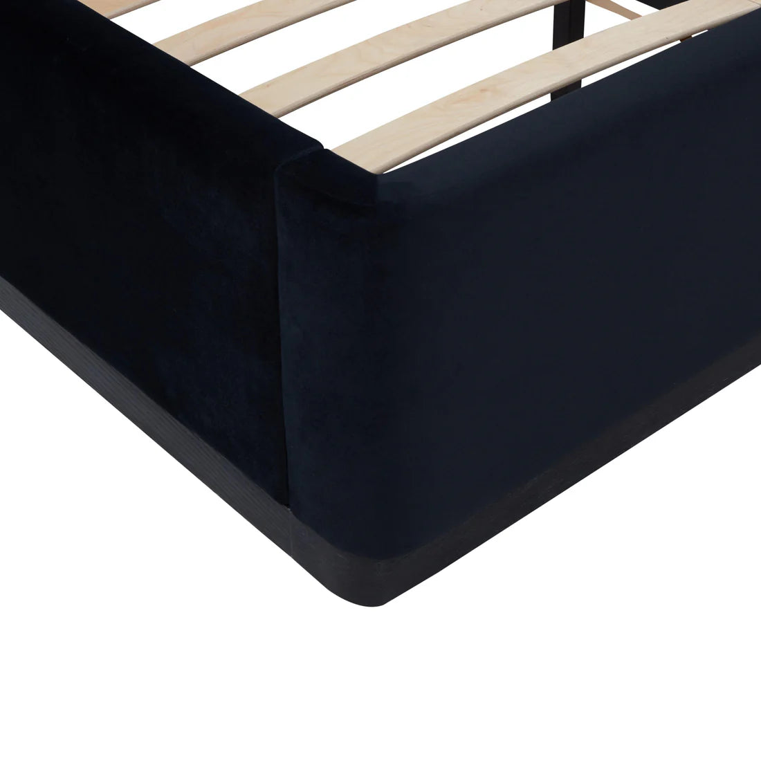 Marlow Velvet Bed | Black