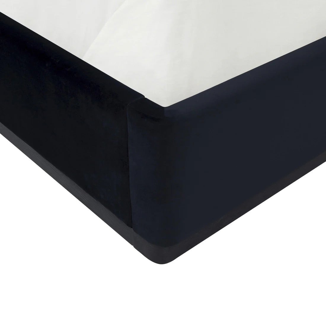 Marlow Velvet Bed | Black