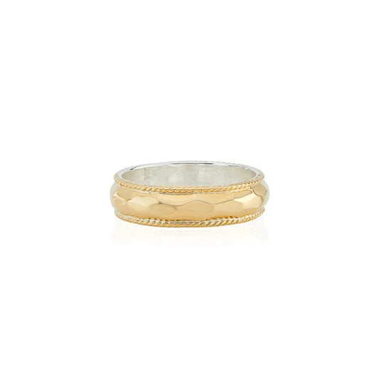 Anna Beck Hammered Stackable Gold Ring