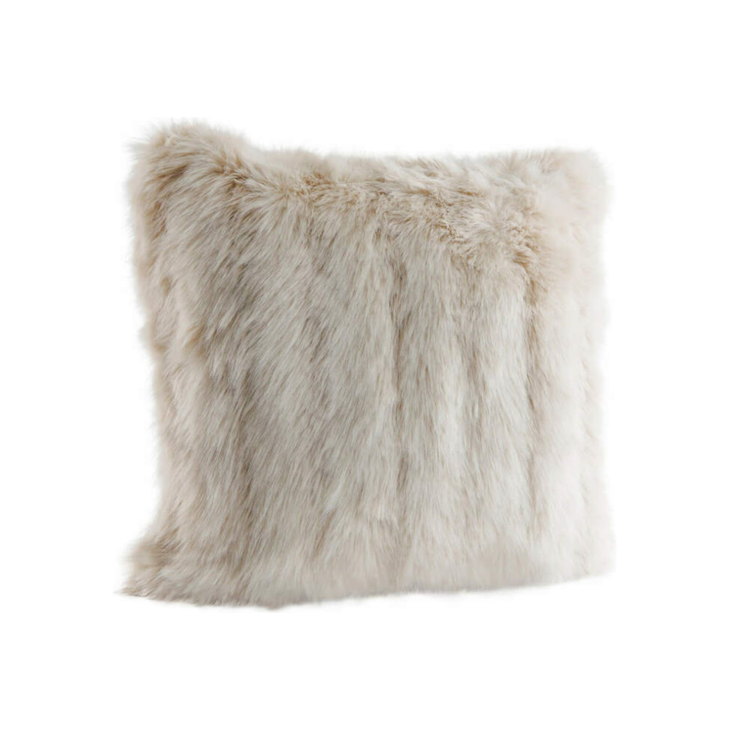 Cape Fox Fur Pillow | 18"x18"
