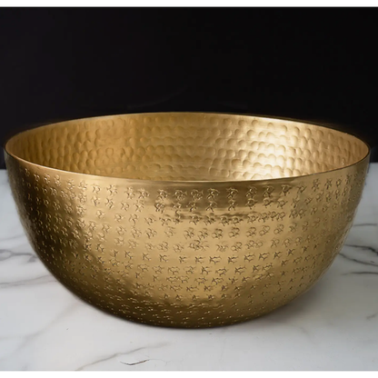 Gold Hammered Bowl