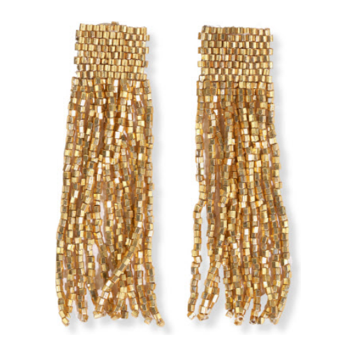 Gold Fringe Earrings