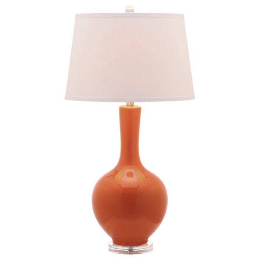 Orange Gourd Lamp