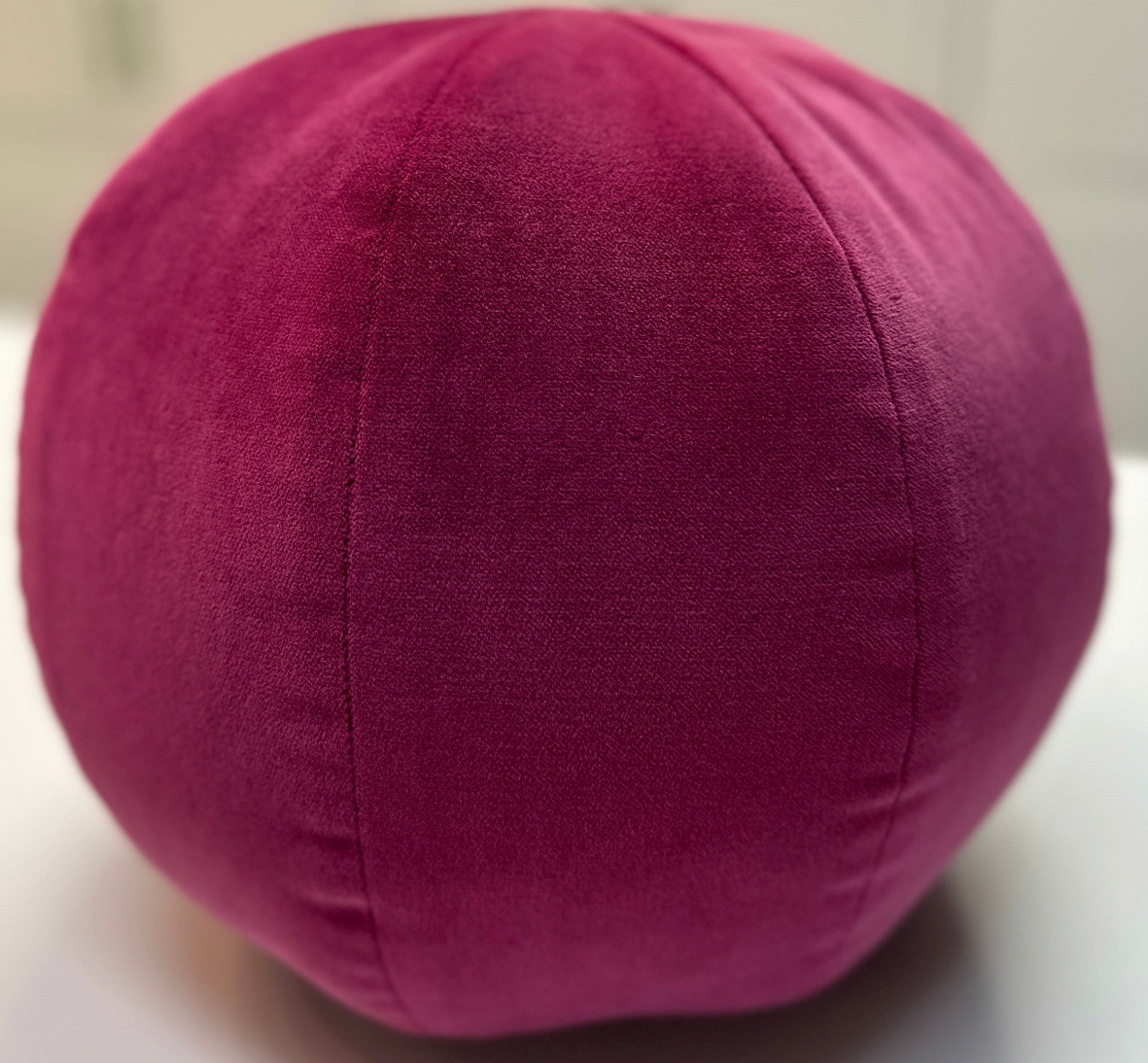 Magenta Sphere Accent Pillow