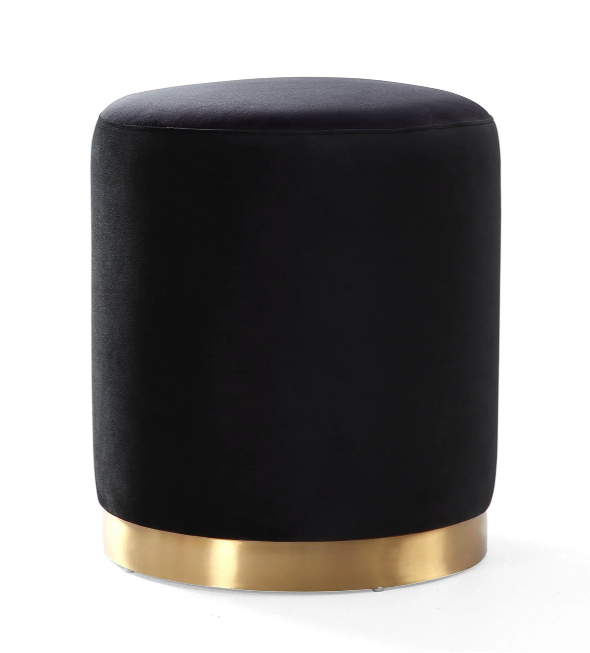 Opal Velvet Ottoman