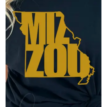 Mizzou Black Shirt Tee