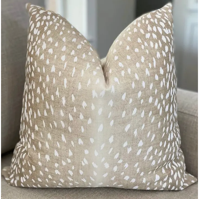 Fawn Animal Pattern Pillow