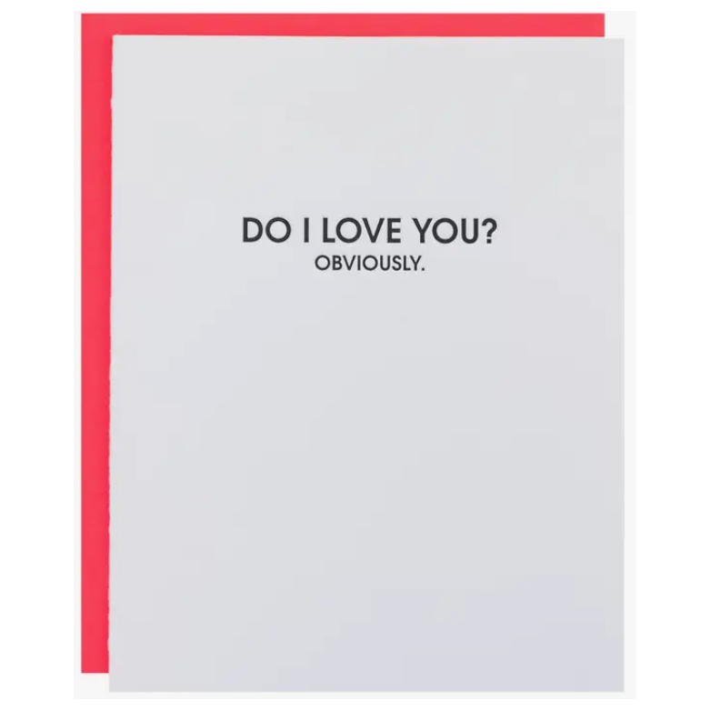 Do I Love You? Obviously Card