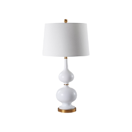 Myla White/Gold Table Lamp