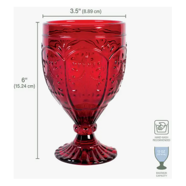 Trestle Goblet | Red