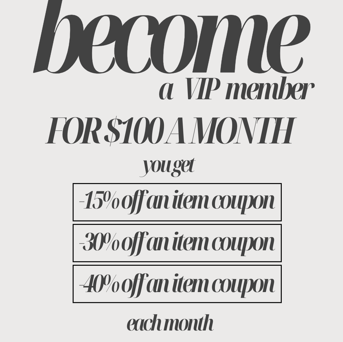 VIP Membership