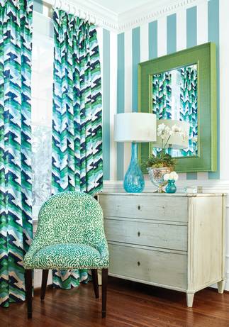 Summer Stripe Thibaut Wallpaper - Double Roll