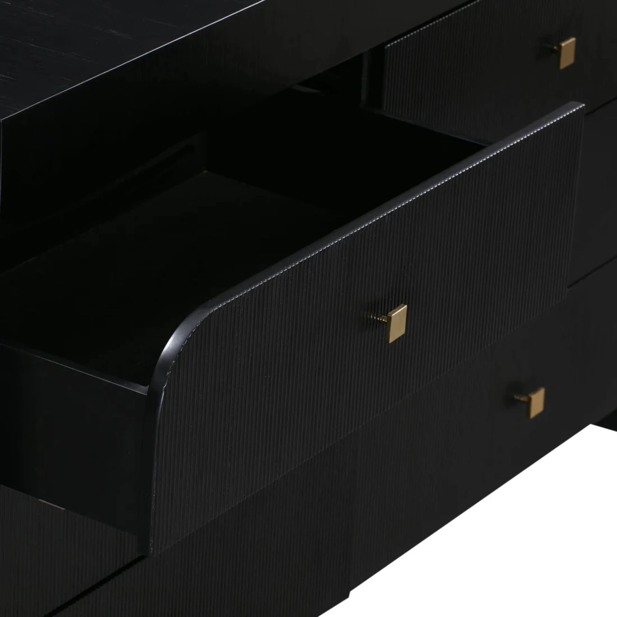 Hump 6 Drawer Dresser | Black