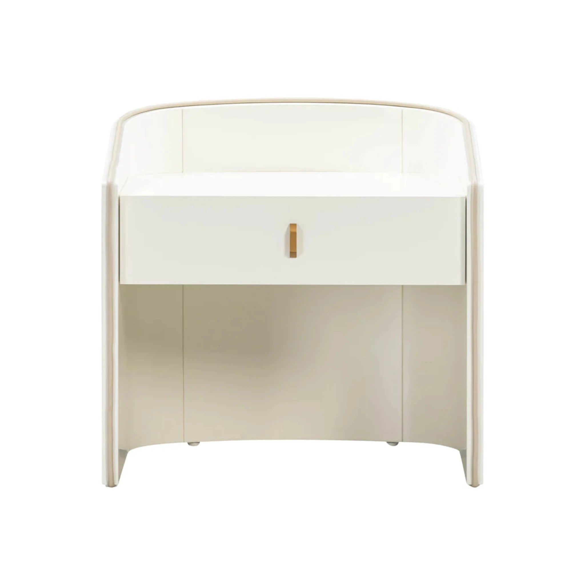 Collins Lacquer Nightstand | Cream