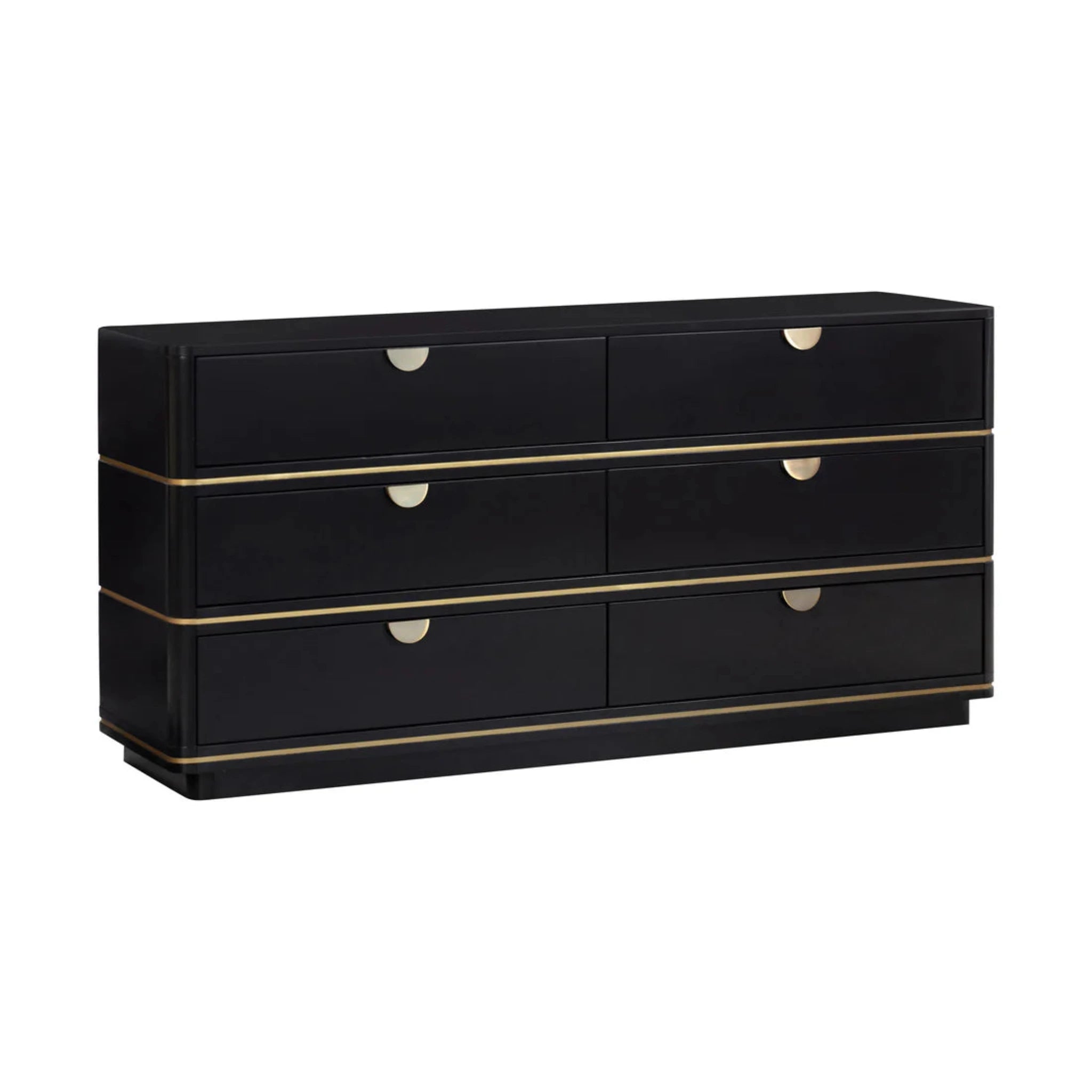 Julieta 6 Drawer Dresser | Black