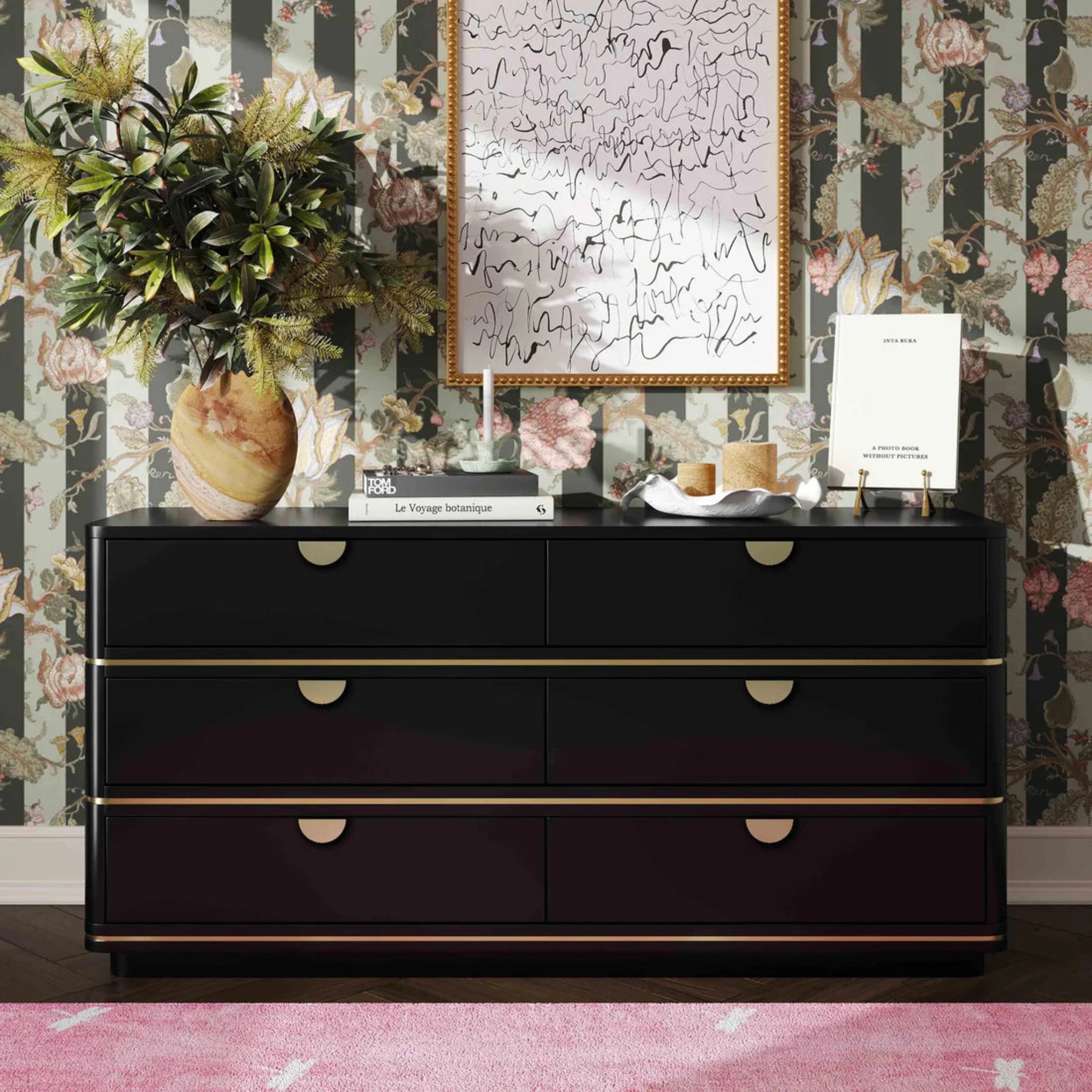 Julieta 6 Drawer Dresser | Black