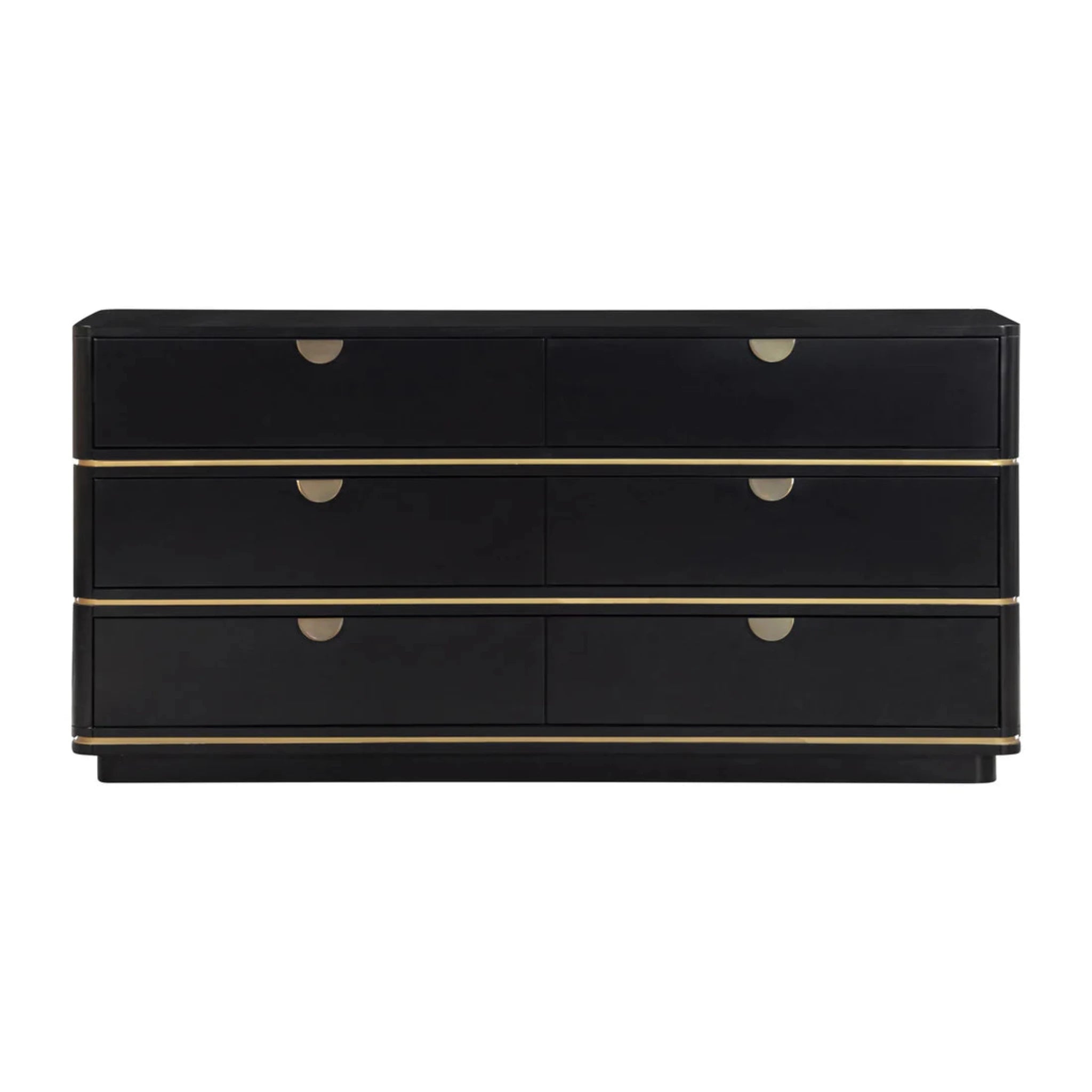 Julieta 6 Drawer Dresser | Black