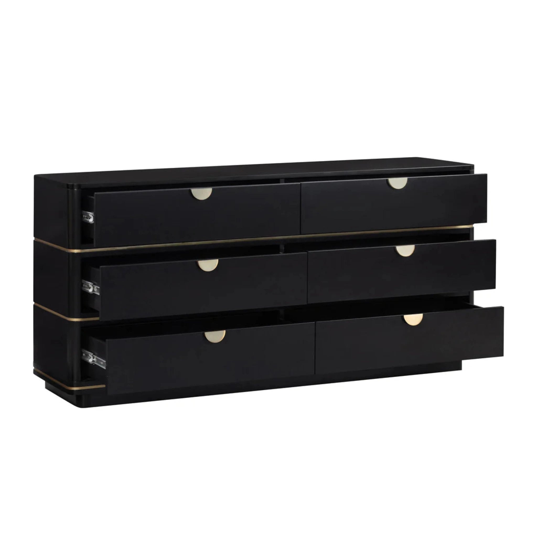 Julieta 6 Drawer Dresser | Black