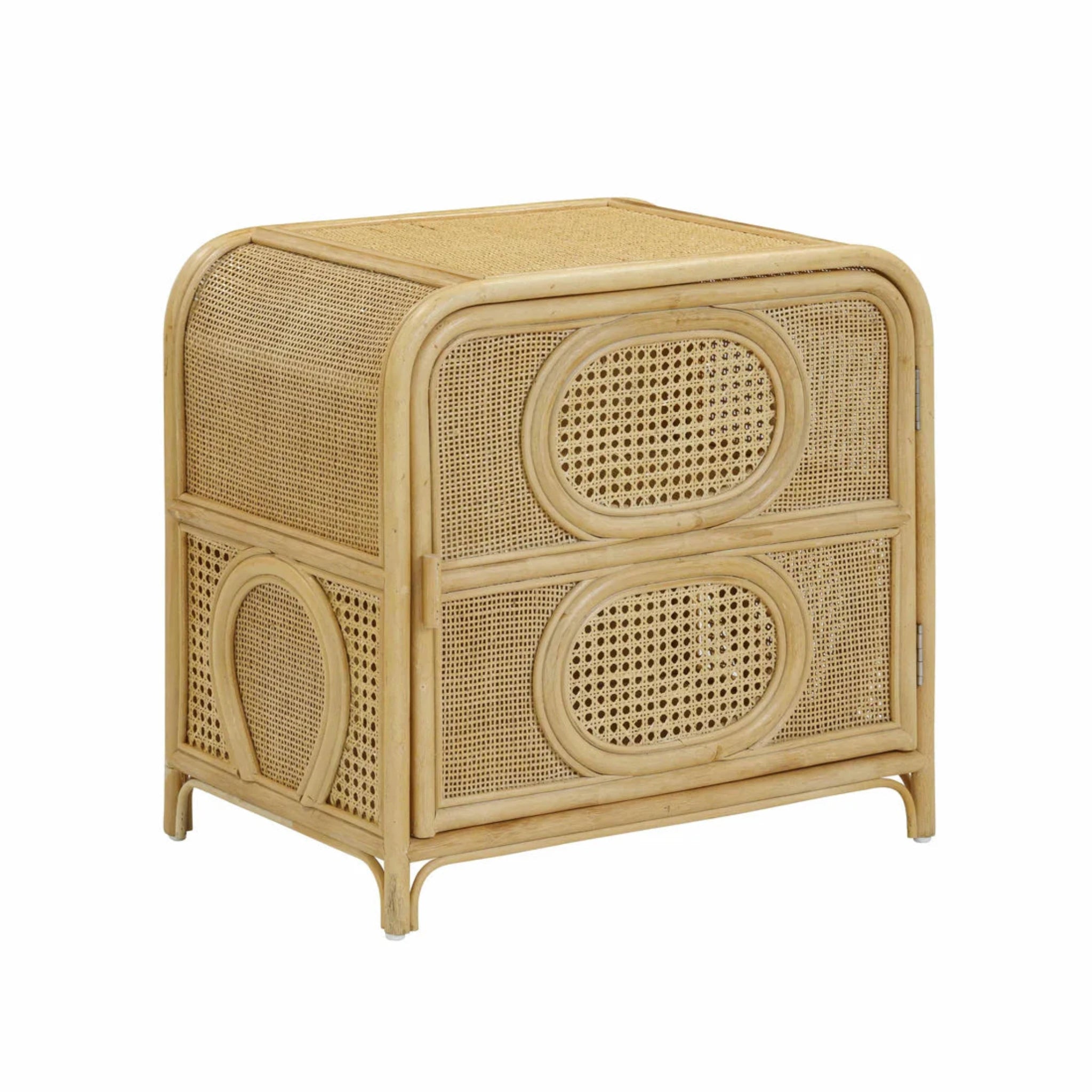 Tina Natural Rattan Nightstand