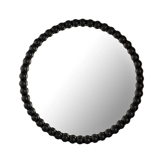 Baria Wooden Mirror | Black