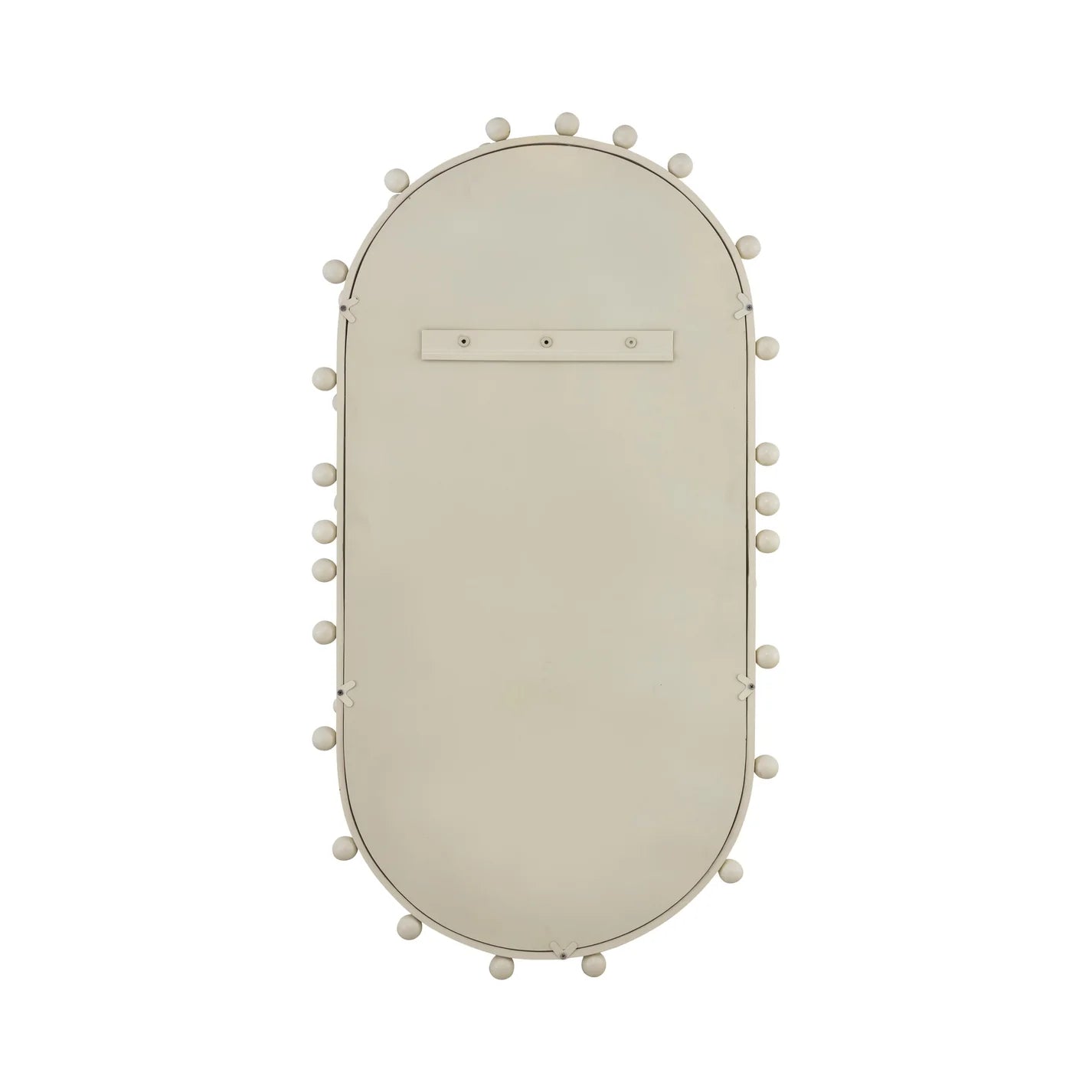 Bubbles Oval Wall Mirror | Ivory