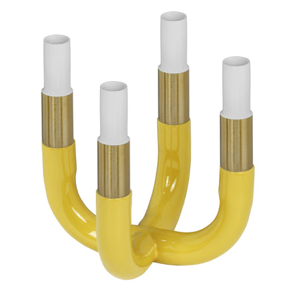 Kaonnashi Mustard Yellow Candelabra